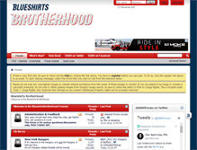 Tablet Screenshot of blueshirtsbrotherhood.com